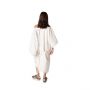 Linen Double Boho Dress Combo - White