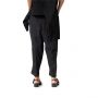  Adjustable Hem Wide Leg Pants - Black