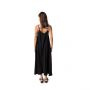 Silk Slip Maxi Dress - Black