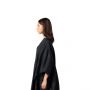 Loose Adjustable Waist Wrapped Kaftan - Black