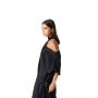 Linen Double Boho Dress Combo - Black