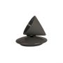 Tornado Espresso Cup with Saucer - Deep Grey