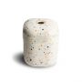 Terrazzo Ceramic Sugar Jar Orange