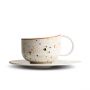 Terrazzo Ceramic Tea/Coffee Cup Orange