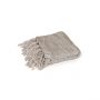 Celine Knitted Throw Blanket - Grey