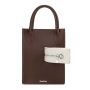 Coco Tote Shearling With C Bag - Brown/White