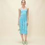 Canopy Midi Knit Dress - Lido Blue