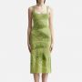 Falling Kiwis Hockney Dress - Green