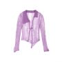 Spider Knit Shirt - Sheer Lilac