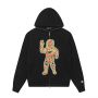 Heat Map Standing Astro Zip Through Black Hoodie