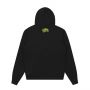 Heat Map Standing Astro Zip Through Black Hoodie