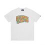 Heat Map Arch Logo White T-shirt